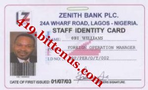 Obi williams official identity